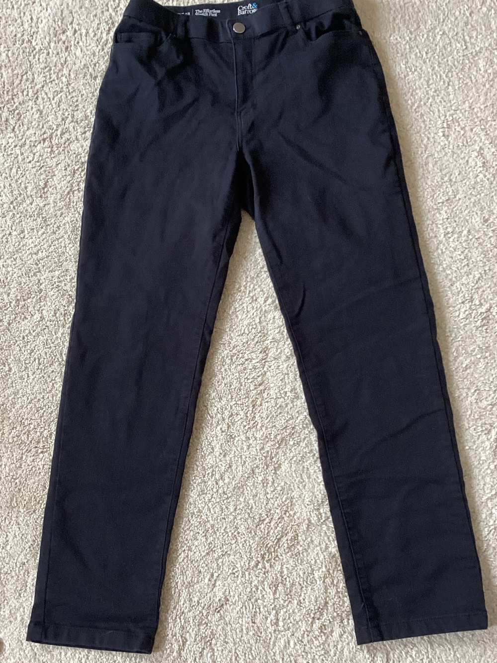 Women’s croft & barrow Black Straight-Leg pants